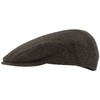 Men's Winter Flat Cap with Ear Flaps, Made from 100