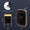 Aigostar doorbell, waterproof portable wireless bell set, doorbell kit, wireless
