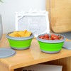 CTForest Set of 3 Portable Camping Foldable Bowls, Reusable Collapsible