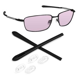 Biyxpiv Replacement Rubber Kits Earsocks Nosepads for Oakley Nanowire 4.0 OO6009 Sunglasses, Easy Installation - Rubber Kits