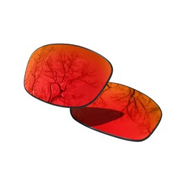 ToughAsNails Replacement Lenses for Oakley Gauge 8 L OO4124 Sunglasses - HyperVision Plus Red Chrome - Polarized