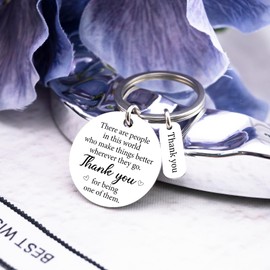 Cxulquvs Qffice Gifts for Coworkers Unique Thank You Keychain Best Appreciation Gift for Coworkers Men Women Teachers Best Birthday Thanksgiving Christmas Farewell Gifts for Caregiver