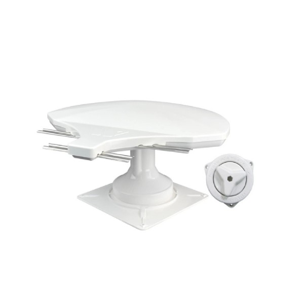 Winegard Rayzar Z1 HDTV White RV Broadcast TV Roof Mount