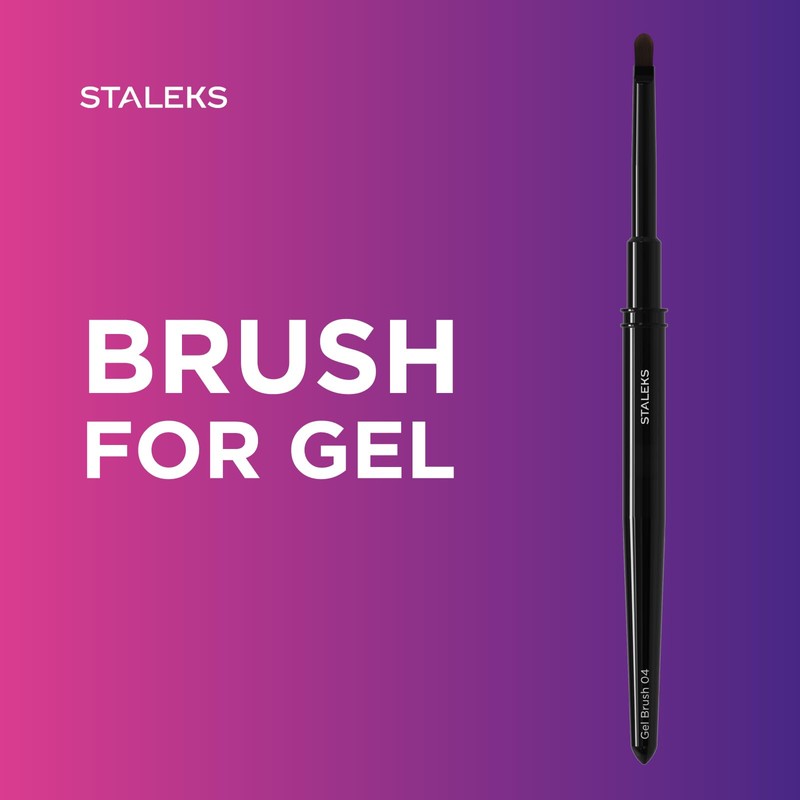 STALEKS PRO Expert Nail Brush Set, Liner, Gel, Ombre &
