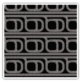 Square Stickers (Set of 2) 10cm - Railway Tracks Transport Train Track Fun Decals for Laptops,Tablets,Luggage,Scrap Booking,Fridges, #16580