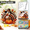 Thanksgiving Hanging Diamond Art Kits for Adults,Acrylic Window Decor