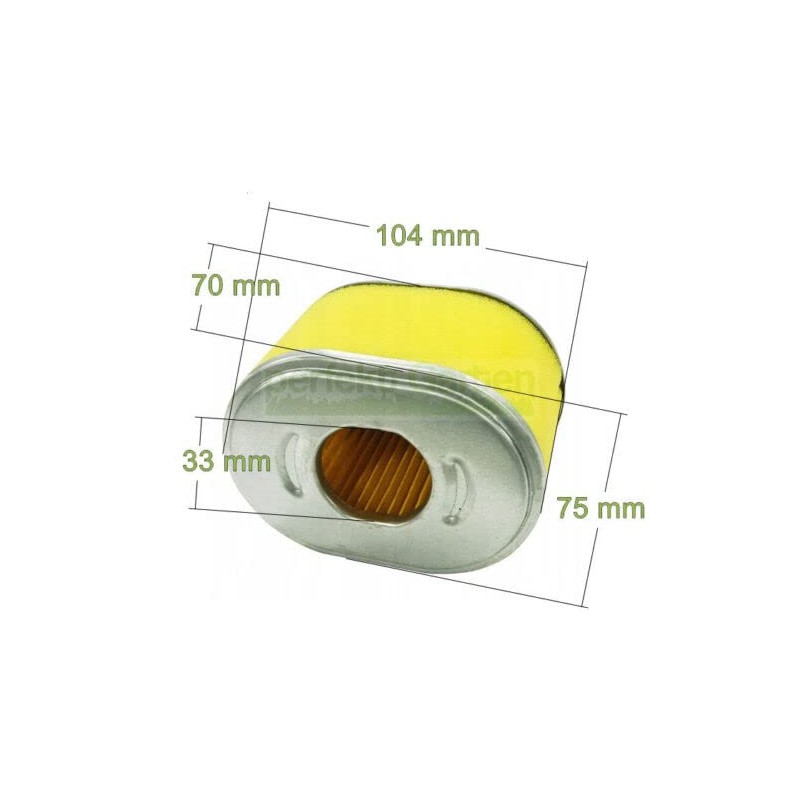 2 x Air Filter Compatible with Honda GX110 GX120 GX140