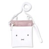 [St.Lady's] Miffy 3-Way Soft Pen Pouch FACE Pink Beige Pink