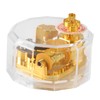 Acrylic Music Box Exquisite Beautiful DIY Clear Musical Box for