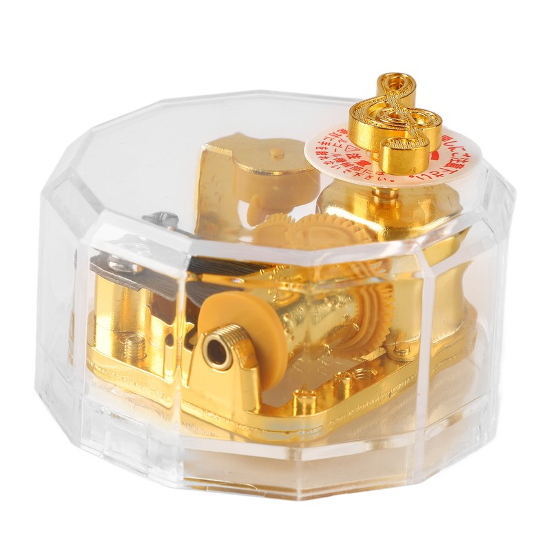 Acrylic Music Box Exquisite Beautiful DIY Clear Musical Box for