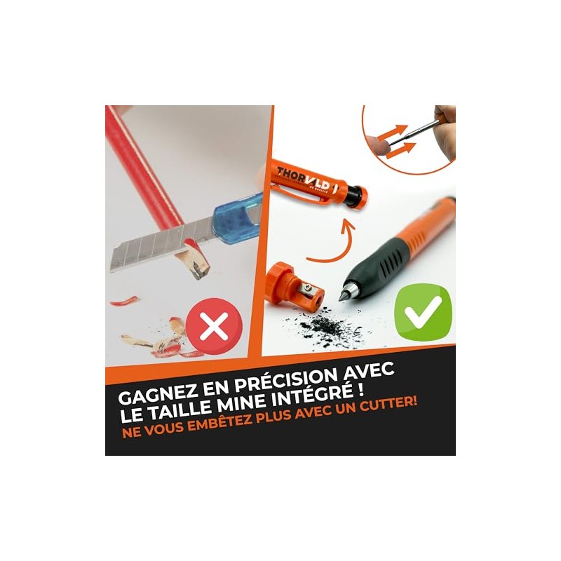 THORVALD Replacement Sharpener for Precise Work in Crafts and Woodworking