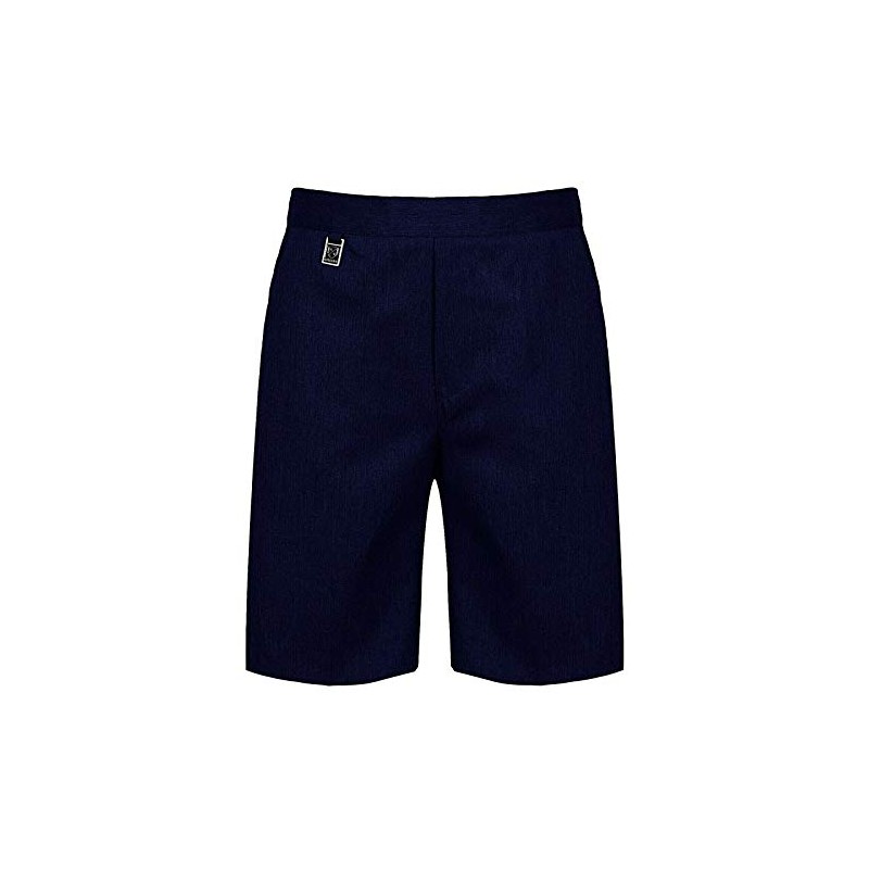 Boys Pull On School Shorts Uniform Elasticated Pull Up -