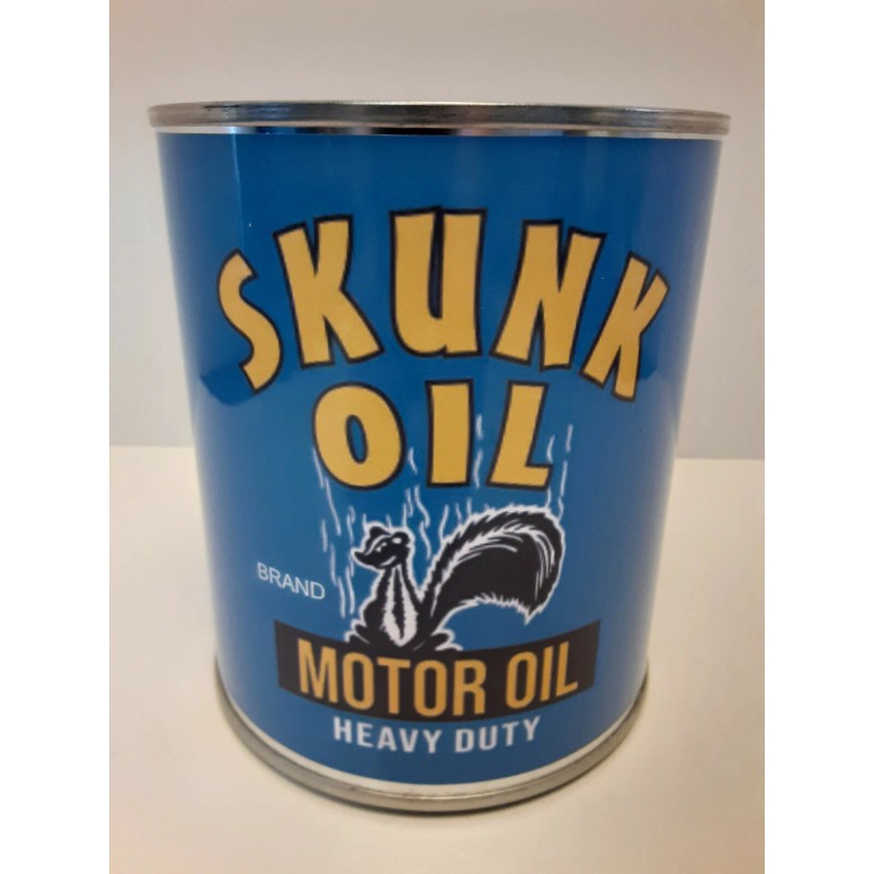 Skunk Oil Vintage Skunk Oil Motor Oil Can 1 qt.