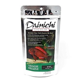 Dainichi CICHLID - Veggie Deluxe Sinking (8.8 oz) Bag - Baby Pellet