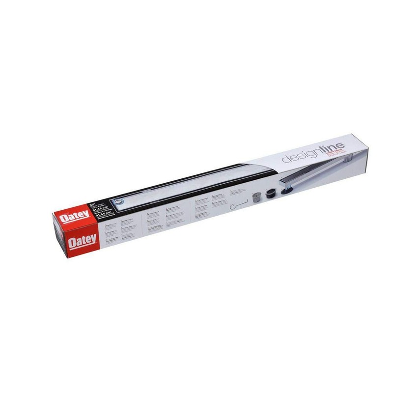Oatey DLS1360R2 Designline Stainless Steel Linear DIY Shower Drain Tile-In