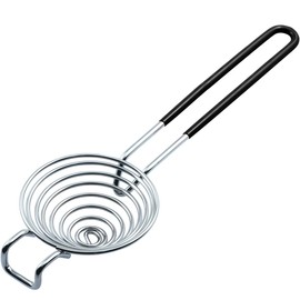CAMKYDE Egg Separator Food Grade Stainless Steel Egg Yolk White Separation Tool (Black)