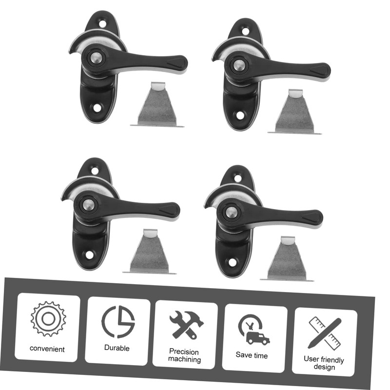 COHEALI 4 Sets Sliding Window Locks Theft Cam Sash Locks