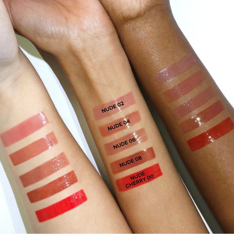 NUDESTIX Lip Glace (Various Shades), Nude Cherry 00