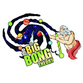 EvolveFISH Big Bong Theory Bumper Sticker 4.5" x 3"