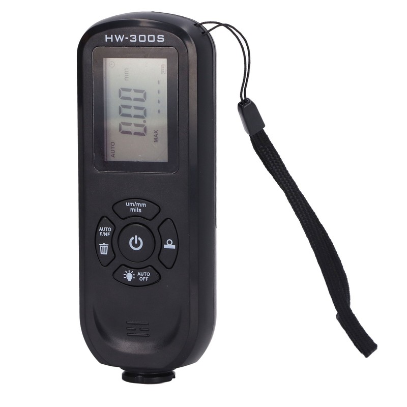 HW‑300S Coating Thickness Gauge Digital Backlight LCD Film Thickness Meter