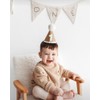Ereniko Brown Boho Burlap 1st Birthday Hat Boy One Party