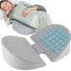 WEIKA Pregnancy Wedge Pillow for Sleeping, Upgraded Memory Foam Maternity