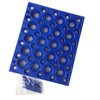 50 Well Orange/Blue Centrifuge Tube Rack for 10 ml /