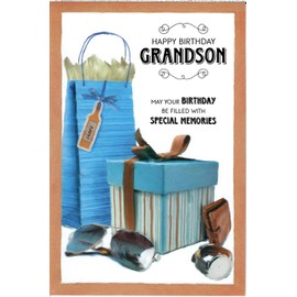 Wishing Well – Dear and Special Grandson – Birthday Card