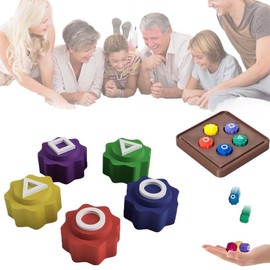 SULIUDAJI 5 Colour Gonggi Korean Game, Gonggi Traditional Korean Game Game, Stone Catching Game, Gonggi Jack Stone Pebbles Set, Korean Traditional Game Game, Gonggi Stones