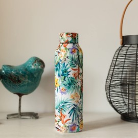 Quokka Solid Orchid Garden Stainless Steel Thermal Flask 630 ml