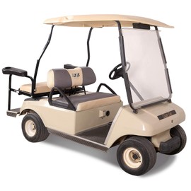 10L0L Golf Cart Seat Covers for Club Car Precedent, Yamaha, Fairplay and Star Models, Large Backrest 3D Air Mesh Fabric Breathable Anti-Slip Washable - Gray