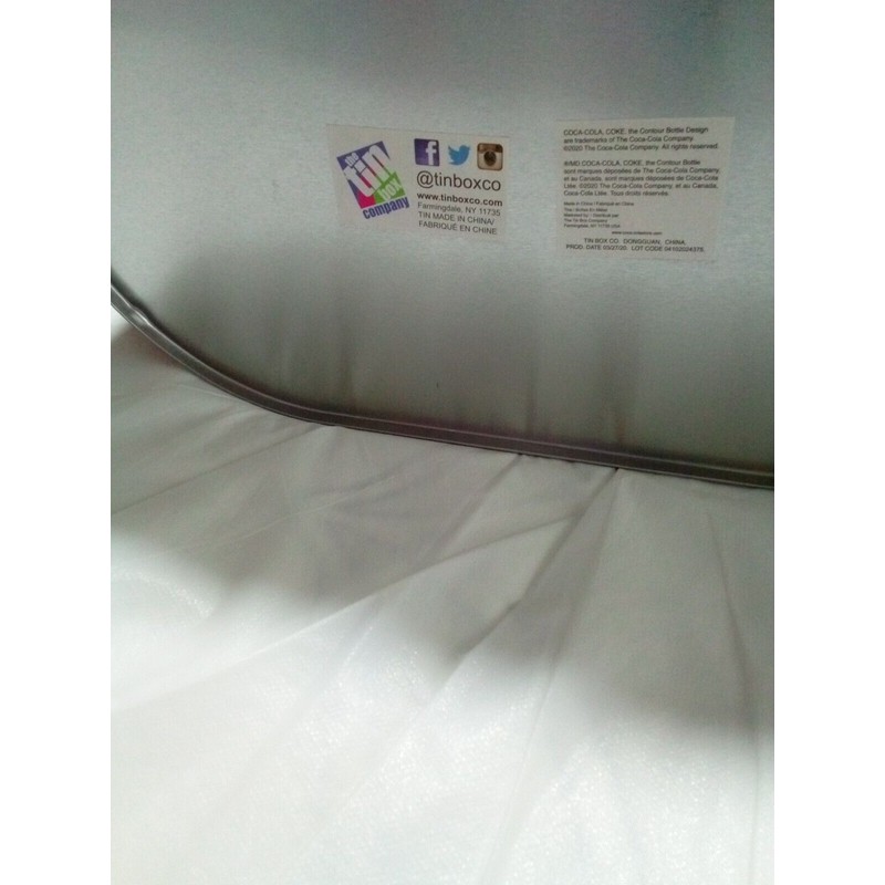 Coca-Cola Coke A Cola Galvanized Ice Bucket