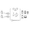 okcsc EXK-MMCX-L Conversion Connector Connector Kit EX Series Connector Male