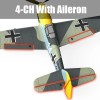 Volantex BF109 2.4G 4-CH Fighter RC Plane Wingspan 400mm 6-Axis