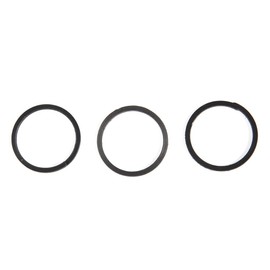 Camshaft Adjuster Seal Set Fit for 2005-2008 06F198107A 3Pcs High Reliability Good Sealing Performance Black