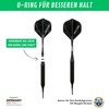 Champify® 18 g brass soft darts set "Nighthawk" with plastic