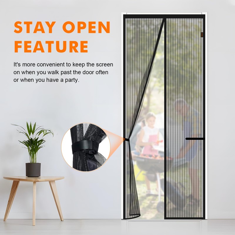 GRIFEMA GH2001-10 Magnetic Fly Screens for Doors, Door Fly Screen