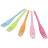 Endo Sansho Mouth-Friendly Soft Brown Fork, Western Color, Set of