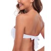 Ocean Blues - Traje de baño halter para mujer, blanco-1,