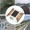 6 LED Solar Power Ground Marker Lights Waterproof Outdoor Driveway