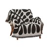 Ergocar Boho Cuddly Blanket, Fluffy Blanket with Tassels, Thin and