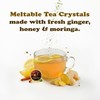Pocas Honey Ginger Tea, Moringa Flavor, 2-Pack – Instant Tea