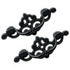 HOUSEHOOK 8 Pack Black Drop Bail Drawer Pulls, 2-1/2 Inch