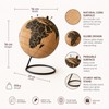 Cork Globe with Push Pins for Travel Memories – 3D