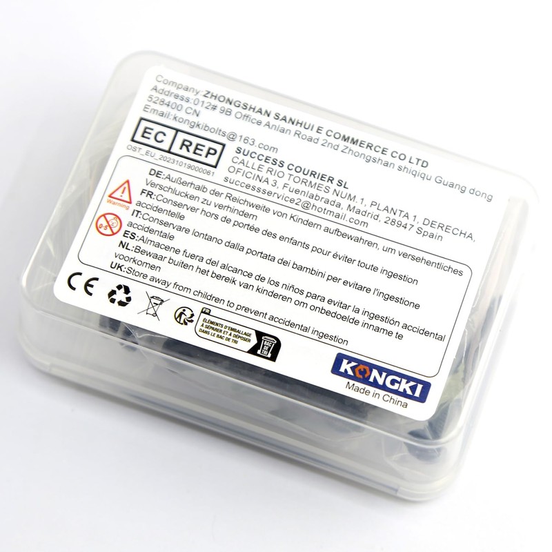 (60 Pieces) M4 x 50 mm Rounded Head Screws with