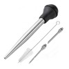 Rainspire Upgraded Large Stainless Steel Turkey Baster for Cooking With