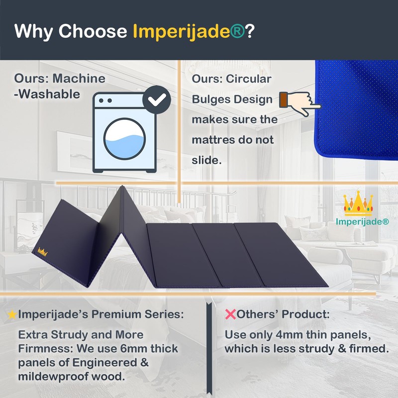 Imperijade® Full (46x 72'') Bunkie Board | Box Spring Alternative