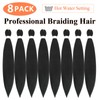 Braiding Hair 18 Inch 8 Packs Braiding Hair Pre Stretched