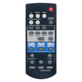 FSR80 ZG80760 Replacement Remote Compatible with Yamaha Digital Sound Projector YSP-1400 YSP-1400BL Speaker System