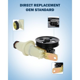 ECCPP Power Steering Pump fit for Dodge Dakota 2000 2001 2002 2003 2004 4.7L 287Cu. In. V8 GAS SOHC Naturally Aspirated Replace #964045R